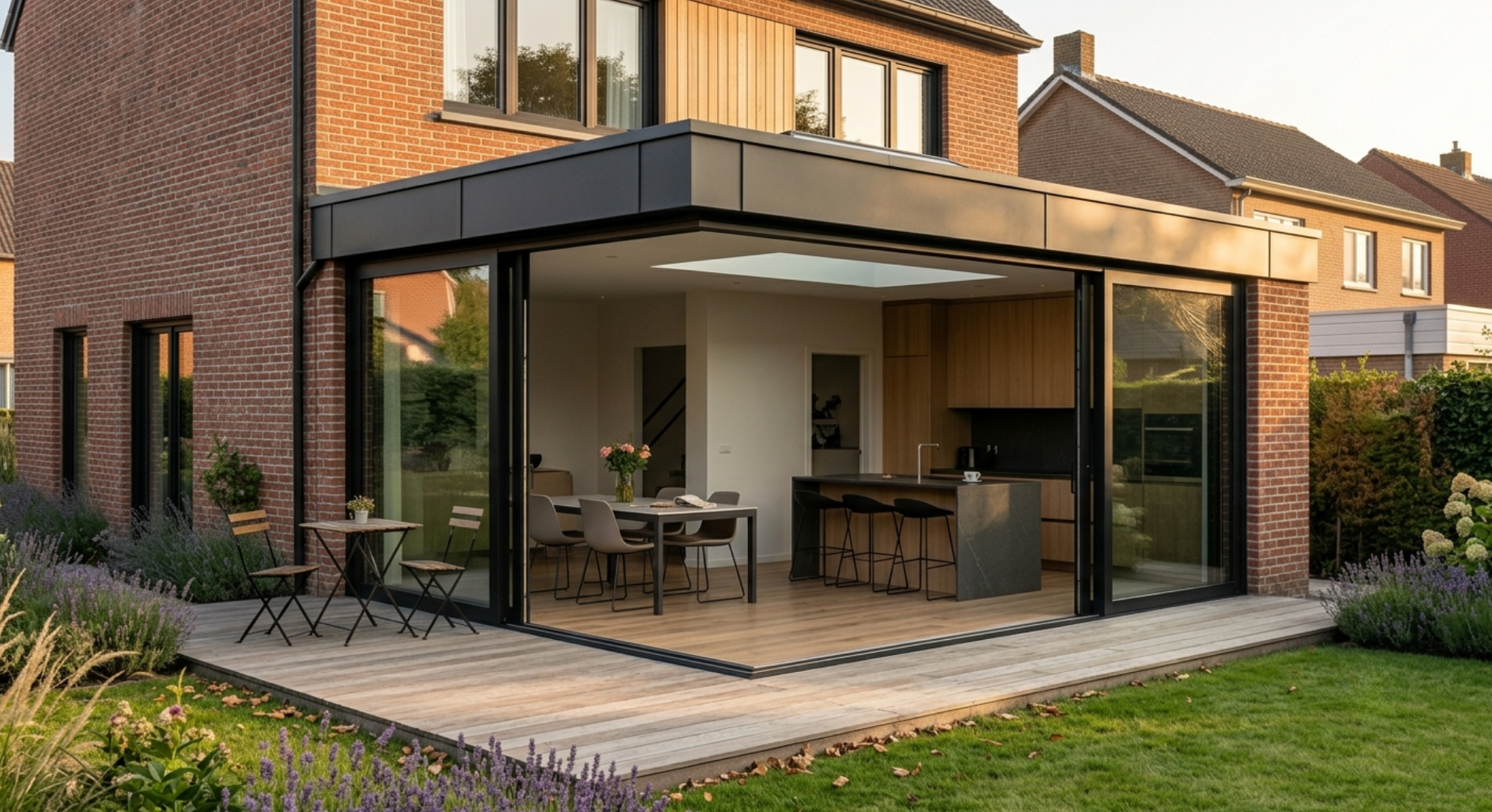 Volledige woonrenovatie met keukenaanbouw in Rotterdam